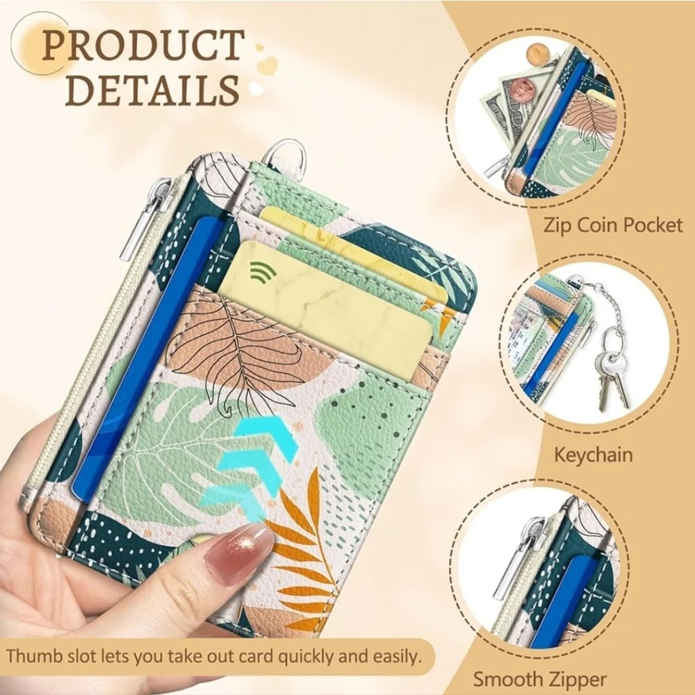Colorful Card Organizer with ID Window